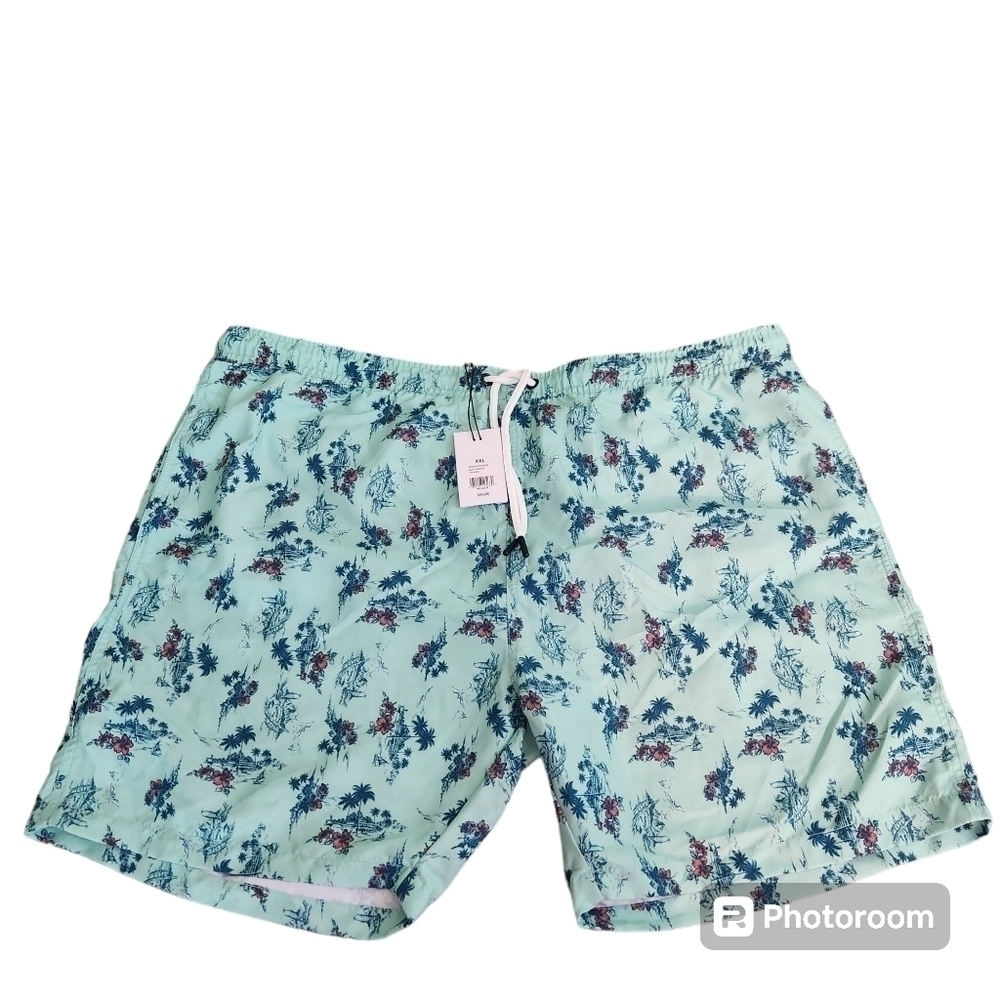 NWT Ocean Coast Swim Trunks, sz XXL